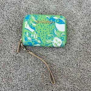Zip around wallet with wrist strap by Lilly Pulitzer